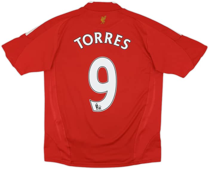 2008-10 Liverpool Home Shirt Torres #9 - 5/10 - (L.Boys)