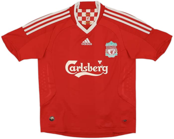 2008-10 Liverpool Home Shirt Torres #9 - 5/10 - (L.Boys)