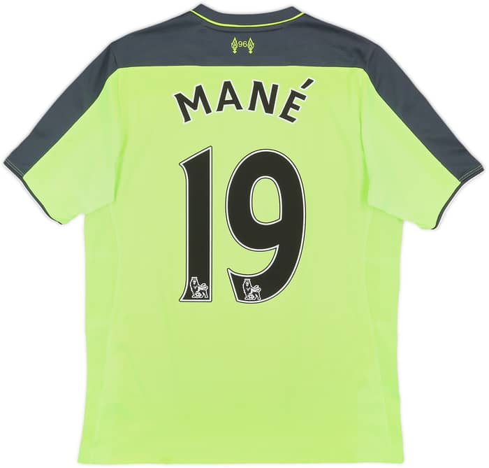 2016-17 Liverpool Third Shirt Mane #19 - 7/10 - (XL.Boys)
