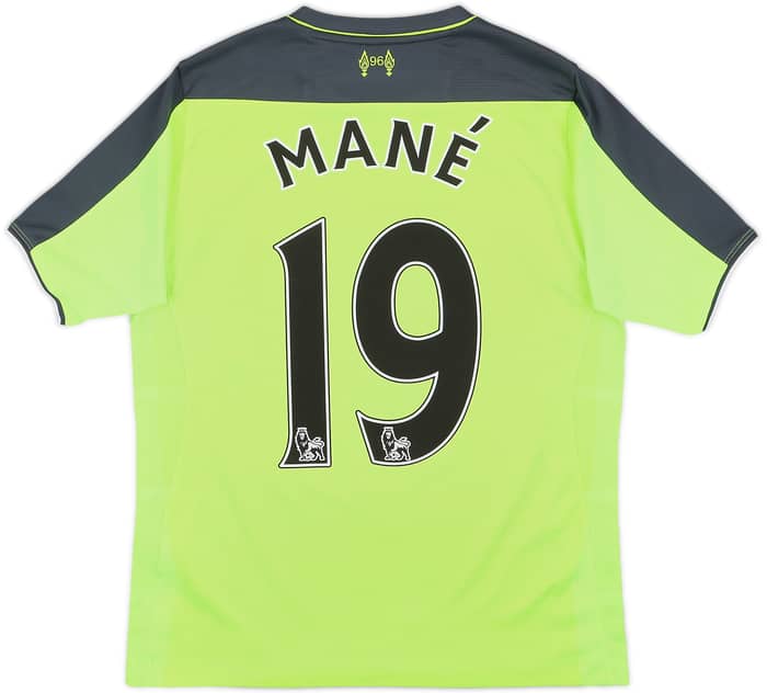 2016-17 Liverpool Third Shirt Mane #19 - 8/10 - (L.Boys)