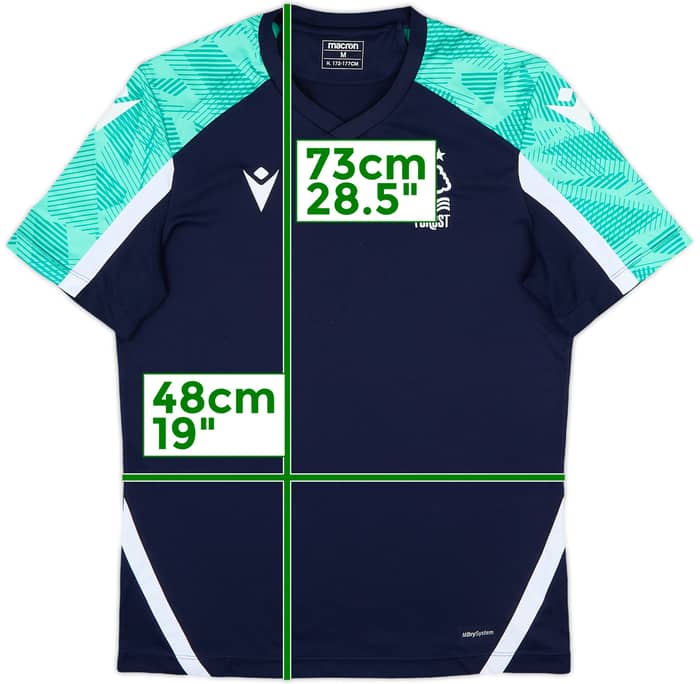 2020-21 Nottinghm Forest Macron Training Shirt - 7/10 - (M)