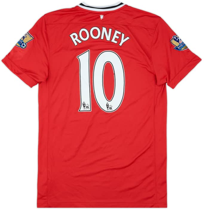 2011-12 Manchester United Home Shirt Rooney #10 - 7/10 - (M)