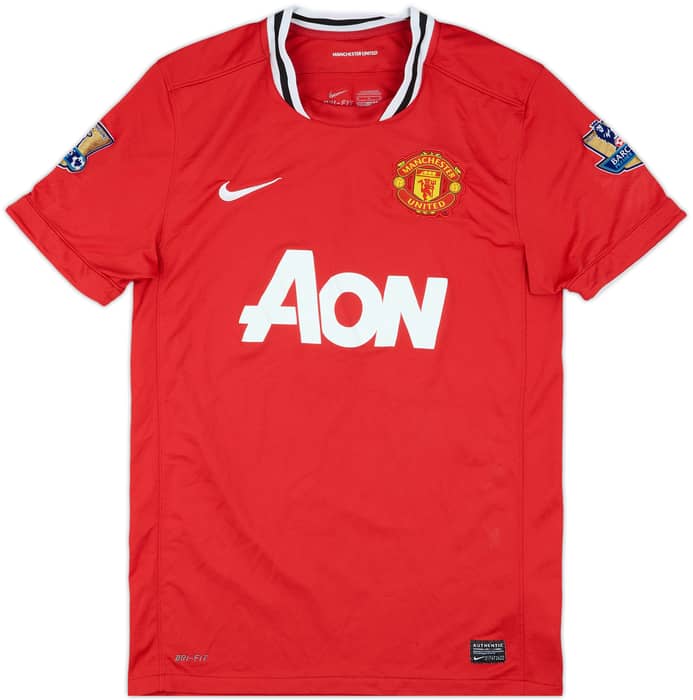 2011-12 Manchester United Home Shirt Rooney #10 - 7/10 - (M)