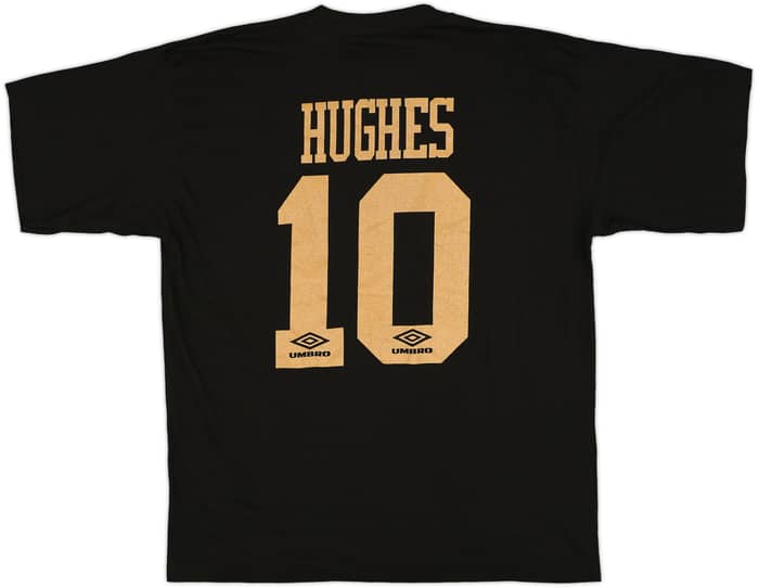 1993-94 Manchester United Special Edition Umbro Graphic Tee Hughes #10 - 9/10 - (XL)