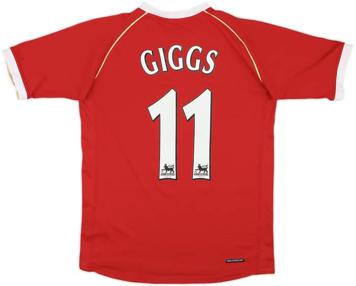 2006-07 Manchester United Home Shirt Giggs #11 - 7/10 - (XL.Boys)