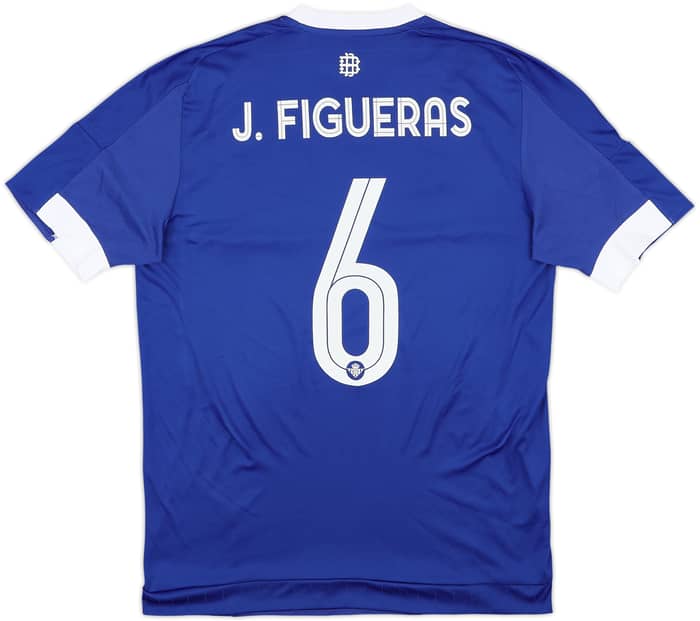 2015-16 Real Betis Third Shrit J. Figueras #6 - 8/10 - (M)