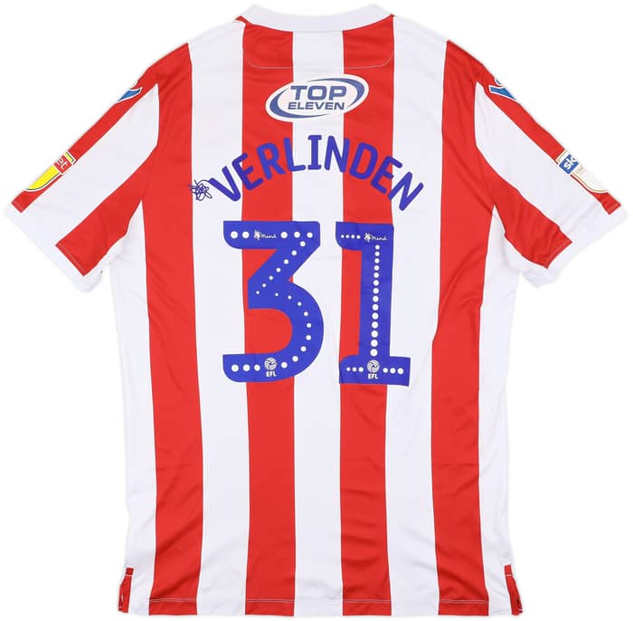 2018-19 Stoke City Home Shirt Verlinden #31 - 7/10 - (3XL)