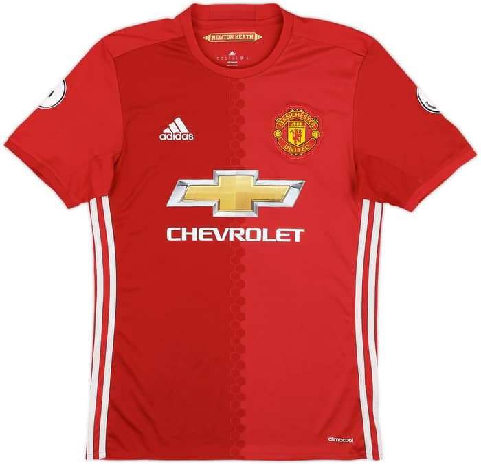 2016-17 Manchester United Home Shirt Pogba #6 - 8/10 - (S)