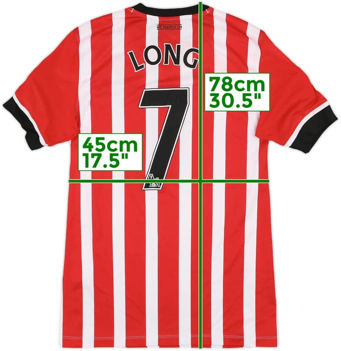 2016-17 Southampton Home Shirt Long #7 - 6/10 - (M)