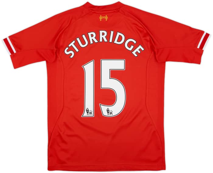 2013-14 Liverpool Home Shirt Sturridge #15 - 8/10 - (XL.Boys)