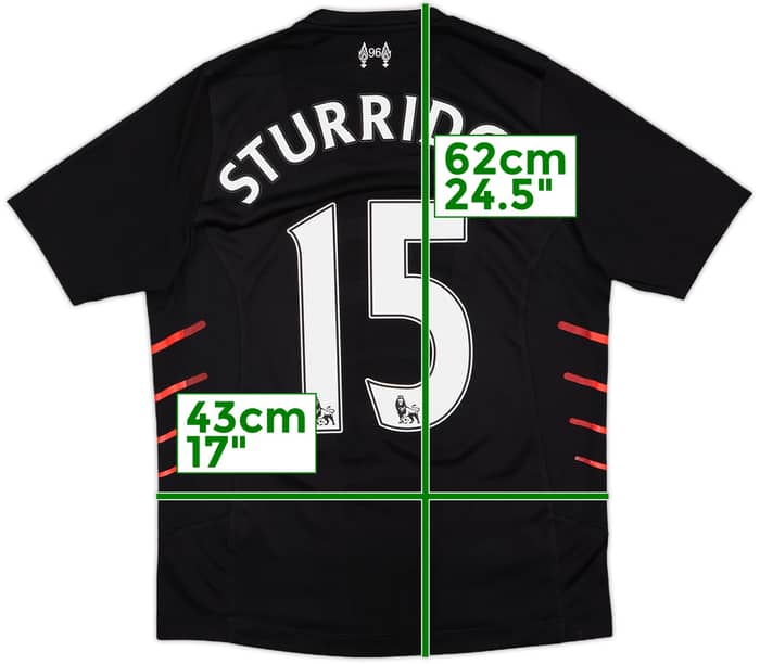 2016-17 Liverpool Away Shirt Sturridge #15 - 9/10 - (L.Boys)