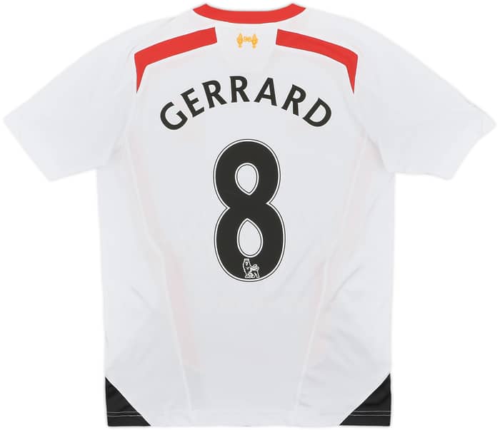 2013-14 Liverpool Away Shirt Gerrard #8 - 10/10 - (XL.Boys)