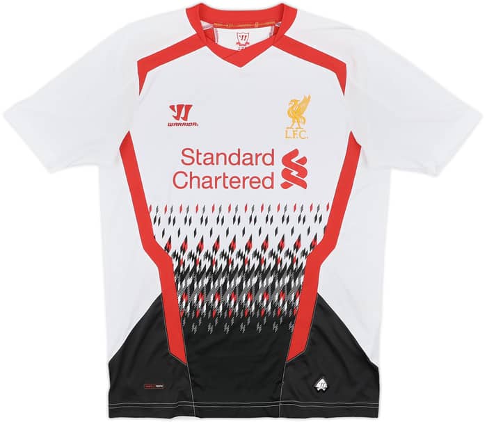 2013-14 Liverpool Away Shirt Gerrard #8 - 10/10 - (XL.Boys)