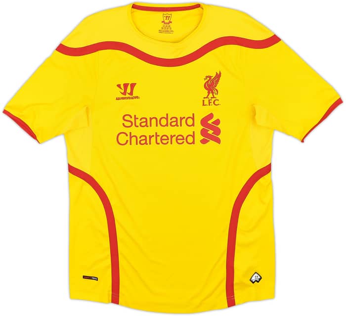 2014-15 Liverpool Away Shirt Gerrard #8 - 9/10 - (XL.Boys)