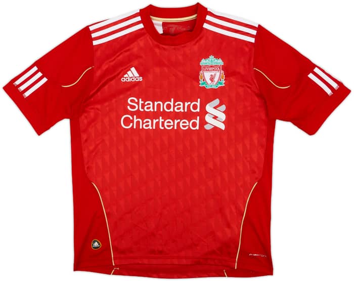 2010-12 Liverpool Home Shirt Suarez #7 - 8/10 - (XL.Boys)