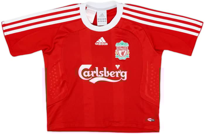 2008-10 Liverpool Home Shirt Alonso #14 - 9/10 - (6-7 Years)