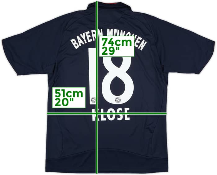 2008-09 Bayern Munich Away Shirt Klose #18 - 7/10 - (XL.Boys)