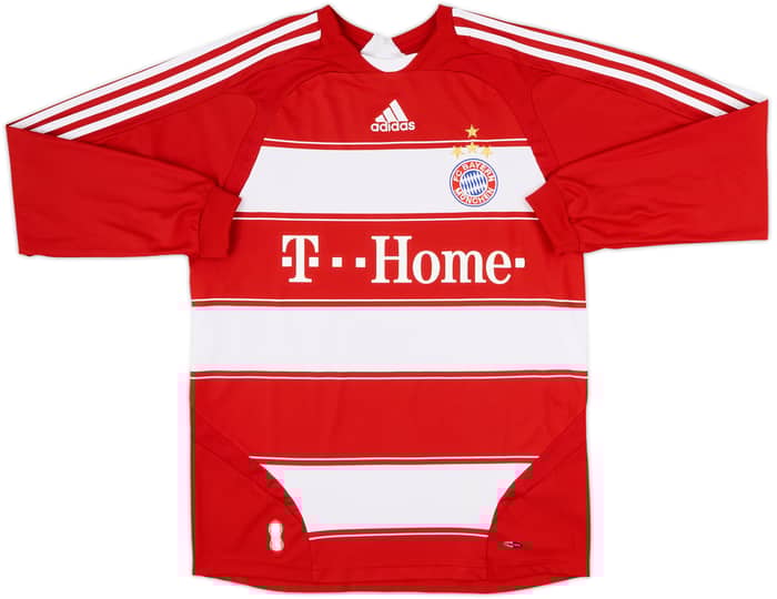 2008-09 Bayern Munich Home L/S Shirt Schweinsteiger #31 - 8/10 - (XL.Boys)
