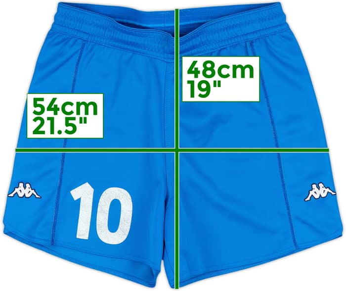 2000-01 Italy Player Issue Home Shorts #10 (Del Piero) - 6/10 - (XL)