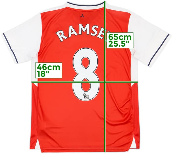 2016-17 Arsenal Home Shirt Ramsey #8 - 6/10 - (L.Boys)