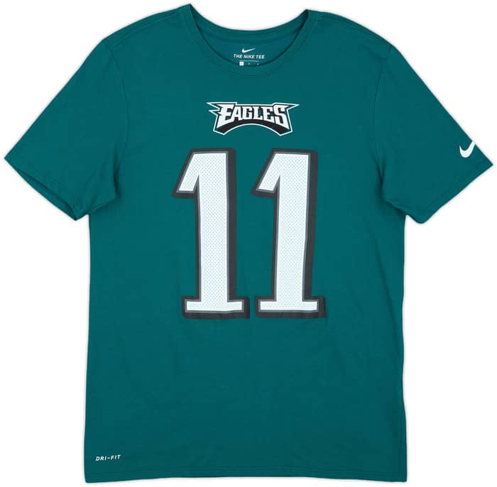 2018 Philadelphia Eagles Wentz #11 Nike Tee - 9/10 - (L)