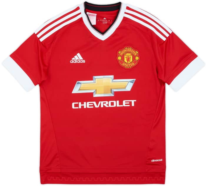 2015-16 Manchester United Home Shirt Rooney #10 - 8/10 - (L.Boys)