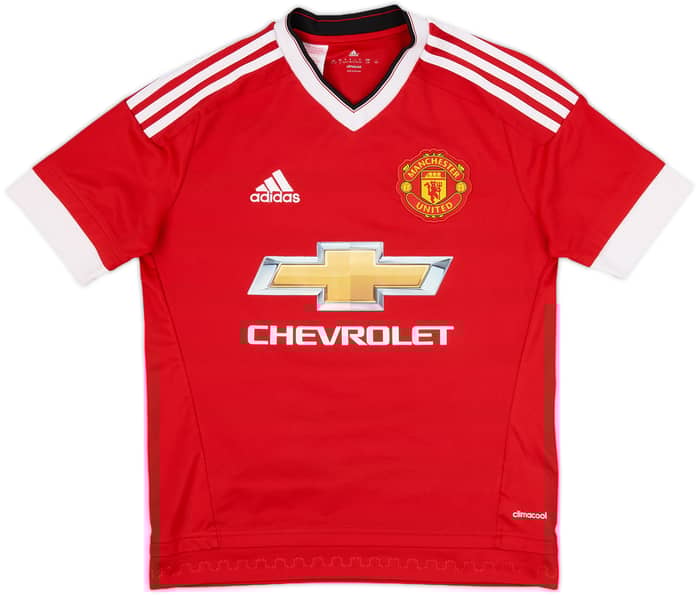 2015-16 Manchester United Home Shirt Rooney #10 - 8/10 - (L.Boys)