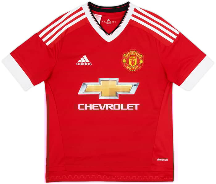 2015-16 Manchester United Home Shirt Rooney #10 - 8/10 - (L.Boys)