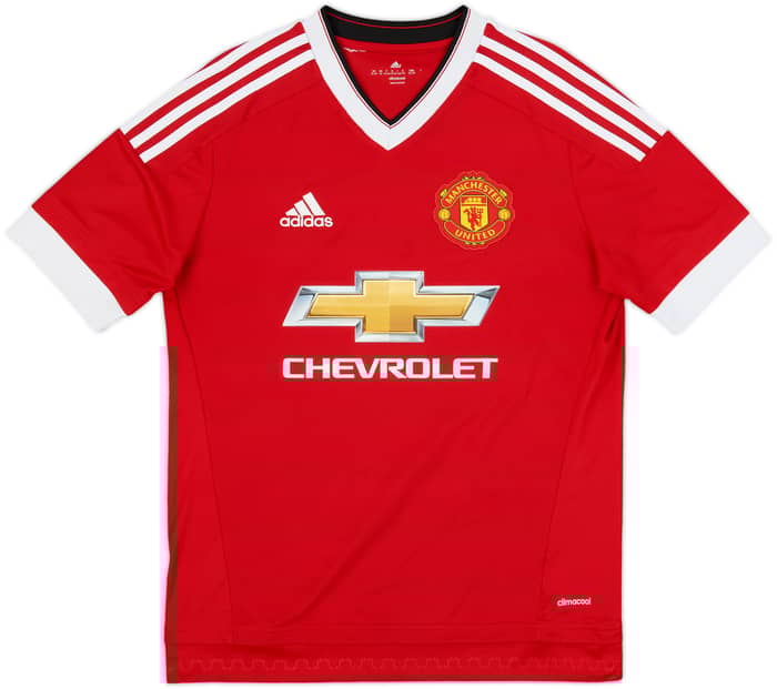 2015-16 Manchester United Home Shirt Rooney #10 - 9/10 - (XL.Boys)