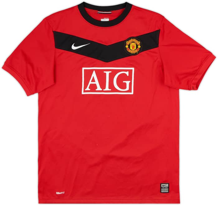2009-10 Manchester United Home Shirt Rooney #10 - 8/10 - (XL.Boys)