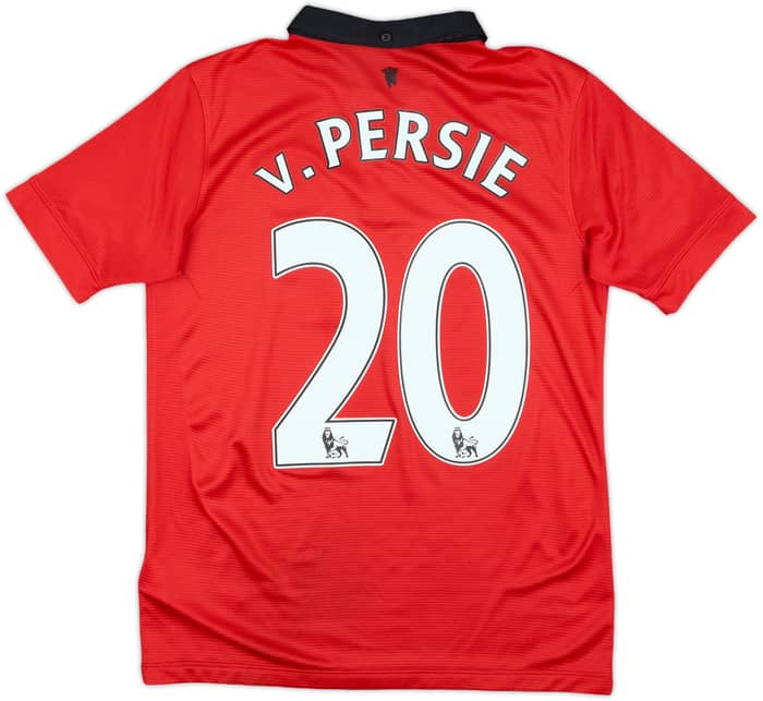 2013-14 Manchester United Home Shirt v.Persie #20 - 9/10 - (L.Boys)