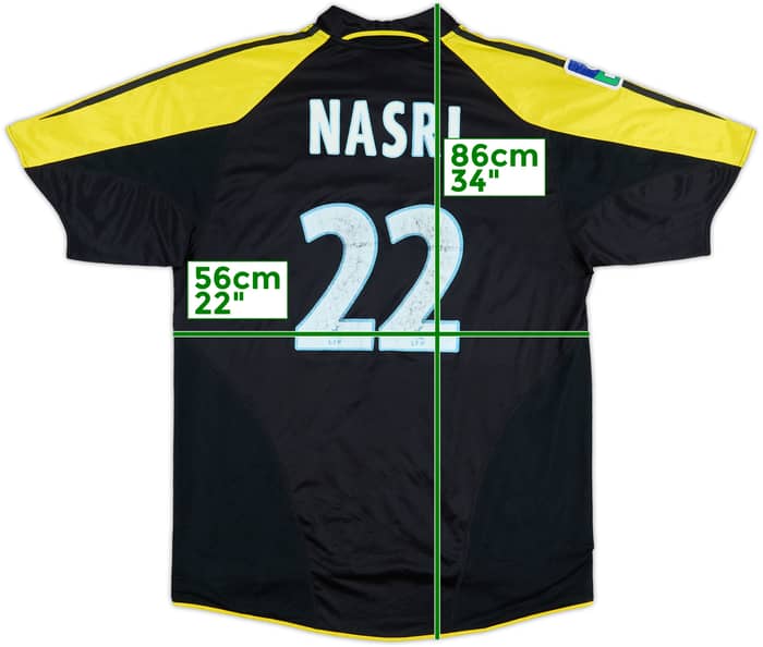 2004-05 Olympique Marseille Third Shirt Nasri #22 - 5/10 - (L)