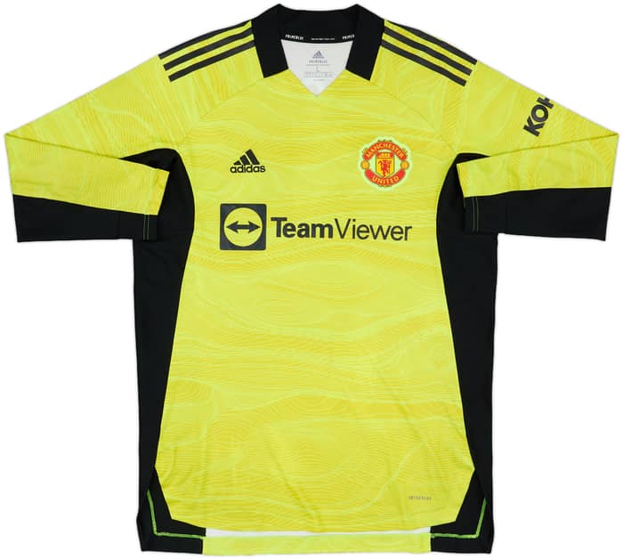 2021-22 Manchester United GK 3/4 Shirt Shirt De Gea #1 - 9/10 - (L)