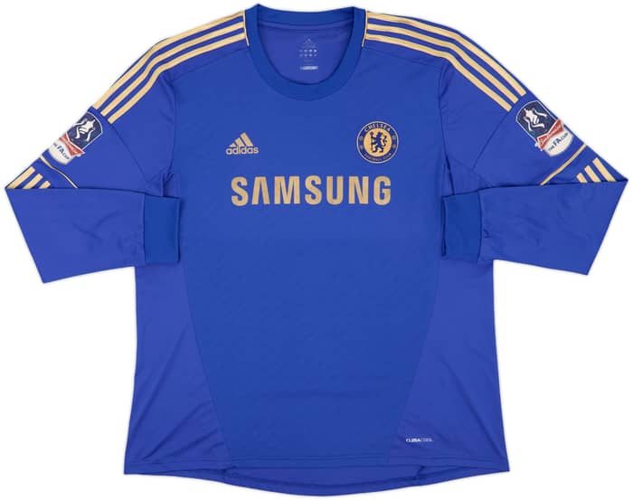2012-13 Chelsea Home L/S Shirt David Luiz #4 - 7/10 - (XXL)