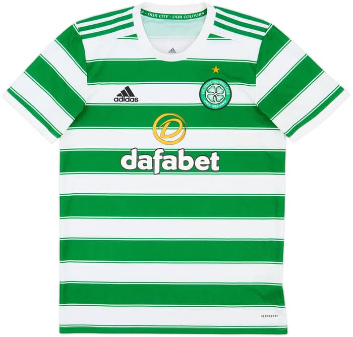 2021-22 Celtic Home Shirt - 10/10 - (M)