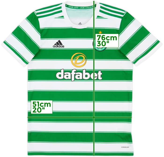 2021-22 Celtic Home Shirt - 10/10 - (M)