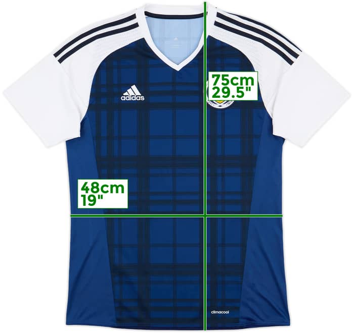 2015-17 Scotland Home Shirt - 8/10 - (M)
