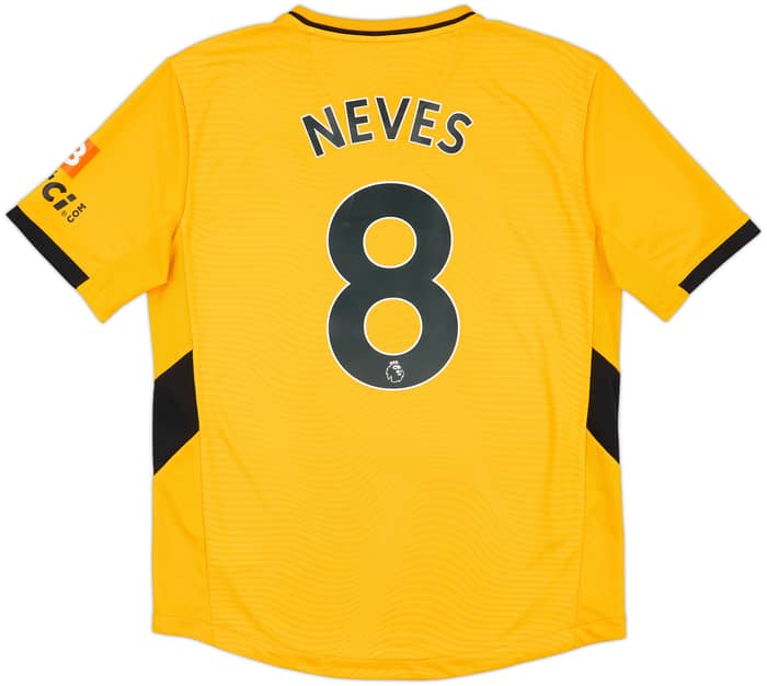 2021-22 Wolves Home Shirt Neves #8 - 8/10 - (L)
