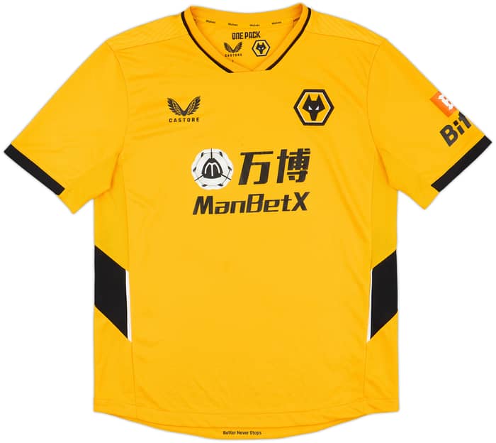 2021-22 Wolves Home Shirt Neves #8 - 8/10 - (L)