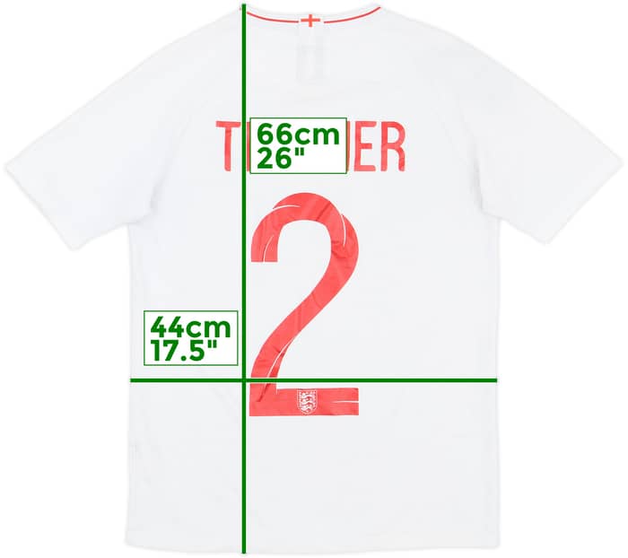 2018-19 England Home Shirt Trippier #2 - 5/10 - (XL.Boys)