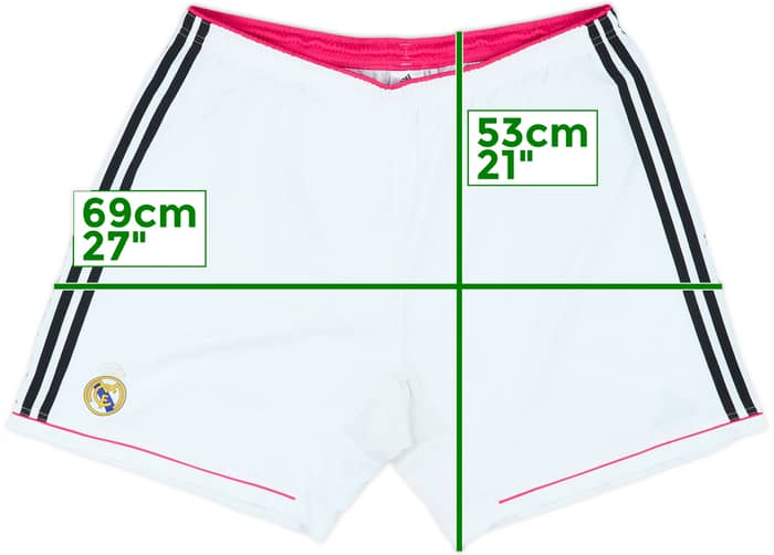 2014-15 Real Madrid Home Shorts - 4/10 - (XL)