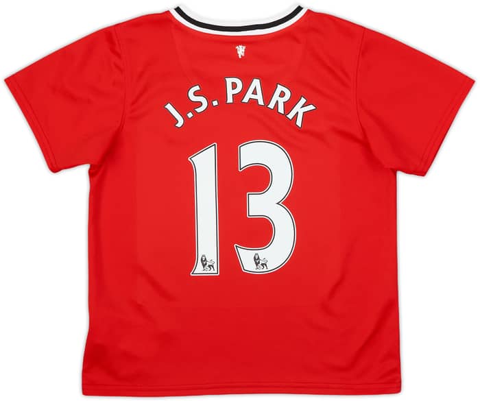 2011-12 Manchester United Home Shirt J.S.Park #13 - 8/10 - (6-7 Years)