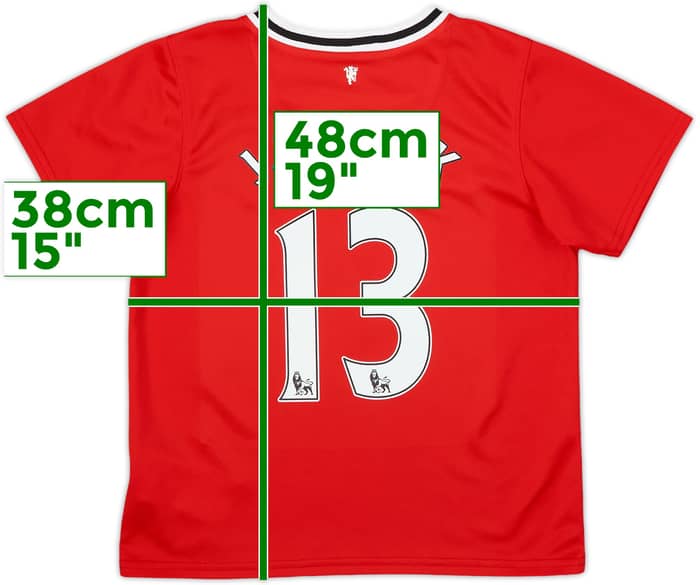 2011-12 Manchester United Home Shirt J.S.Park #13 - 8/10 - (6-7 Years)