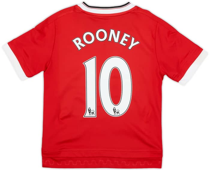2015-16 Manchester United Home Shirt Rooney #10 - 8/10 - (4-5 Years)