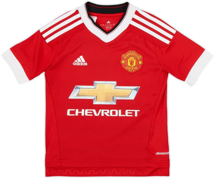 2015-16 Manchester United Home Shirt Rooney #10 - 8/10 (7-8 Years)