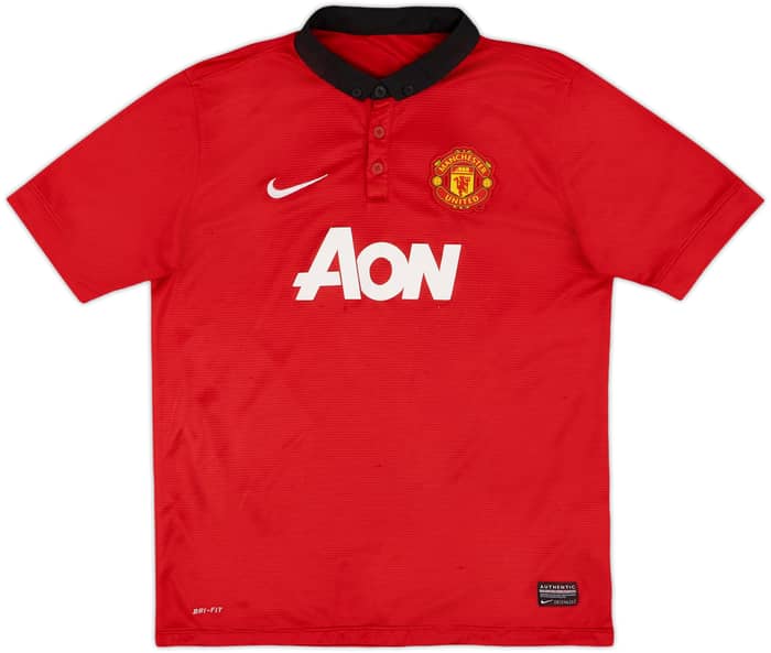 2013-14 Manchester United Home Shirt Rooney #10 - 6/10 - (XL.Boys)