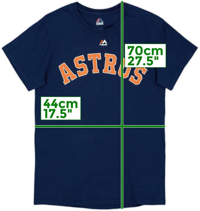 2018 Houston Astros Altuve #27 Majestic Tee - 8/10 - (S)