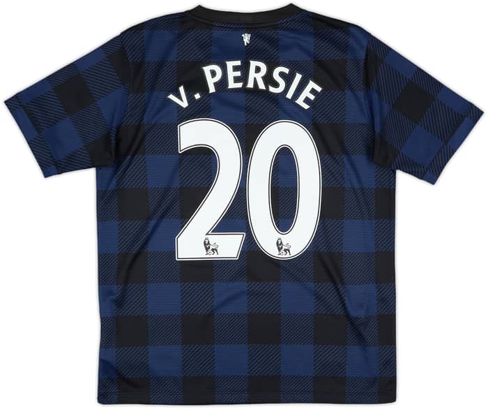 2013-14 Manchester United Away Shirt v.Persie #20 - 9/10 - (XL.Boys)