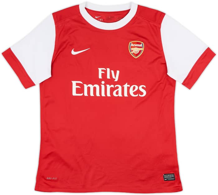 2010-11 Arsenal Home Shirt Fabregas #4 - 7/10 - (L.Boys)