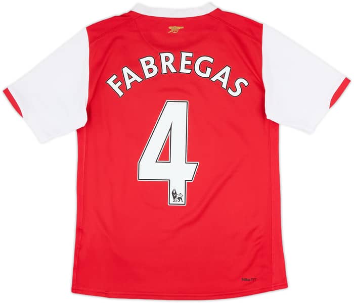 2006-08 Arsenal Home Shirt Fabregas #4 - 9/10 - (L.Boys)